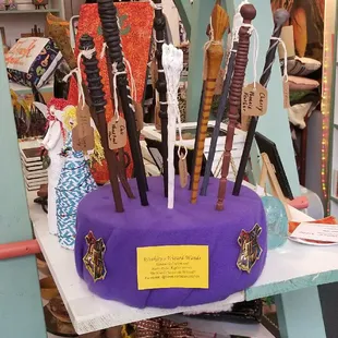 Hairy Potter wands hand crafted art
