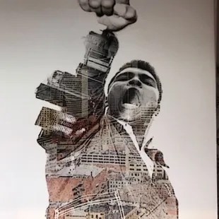 Muhammad Ali piece of art