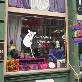 New front window display. Yay. New art.