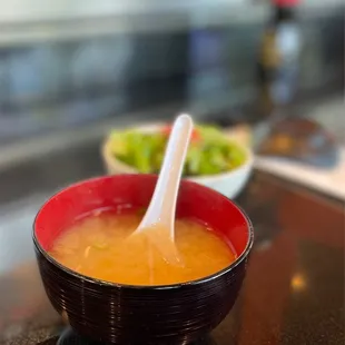 Miso Soup: included with Lunch Combo