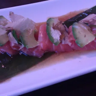 salmon sashimi
