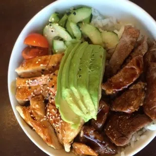 Chicken and Beef Bowl