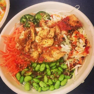 Asian Rice Bowl with Chicken