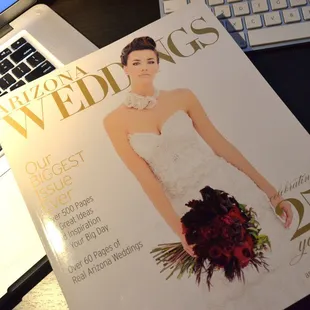 Our first little writeup about Awesoos in the Arizona Wedding magazine in 2012.