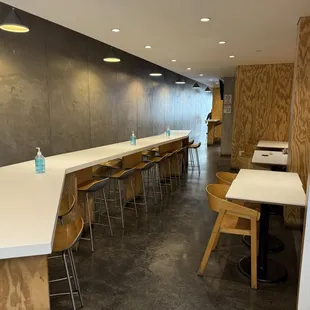 interior, sushi and sashimi