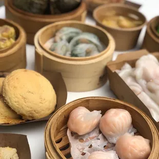 S1. Har Gow S8. Watercress Dumpling S3. BBQ Pork Bun