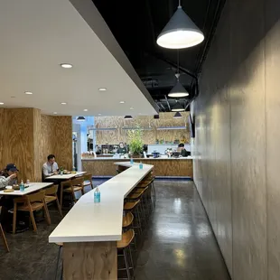 sushi and sashimi, interior