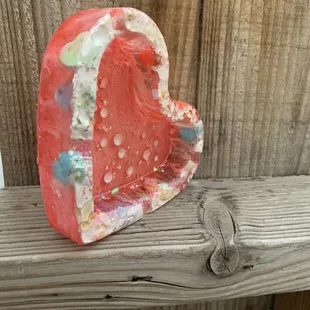 Real love heart ashtray