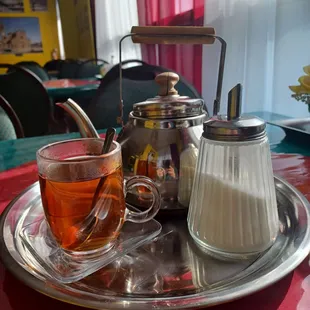 Hot tea... delicious