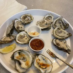 Very fresh raw oysters...