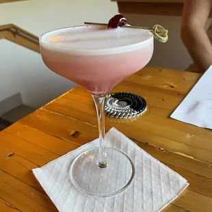 Cherry fizz!! Just a delicious balance.