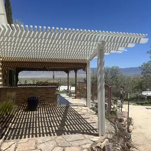 Attached Pergola 15.5' x 16'