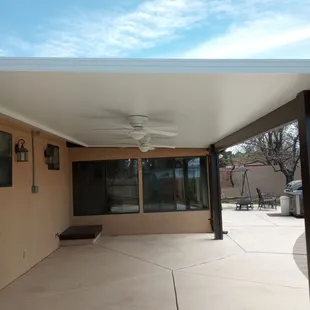 3" insulated roof with fan beams