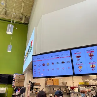 Menu as of Feb 2022