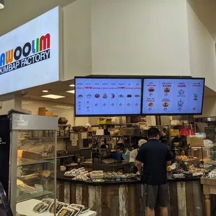 customers at the counter