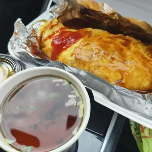 Omlete rice