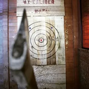 a target in the center