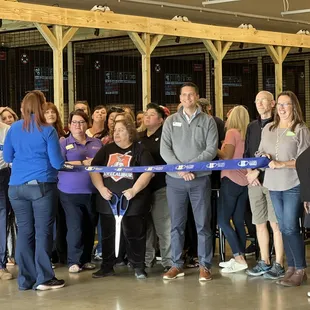 Ribbon cutting
