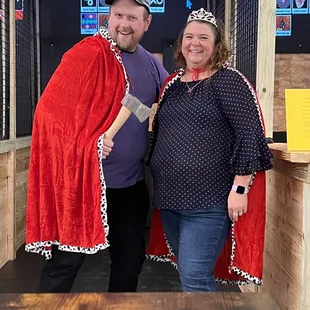 Our first King and Queen of bullseyes