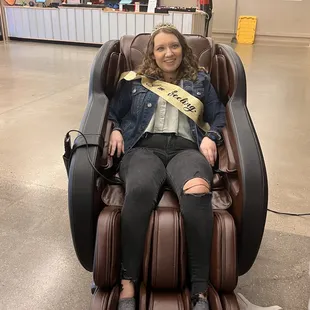 Massage for the Birthday Queen!