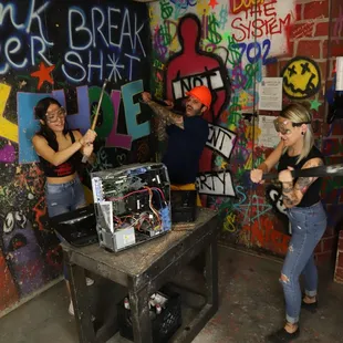 Step into Axehole Vegas for an exhilarating rage room experience on Fremont Street. Release your fury and stress in a thrilli...
