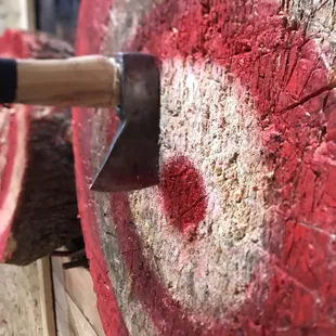 Axes in targets!