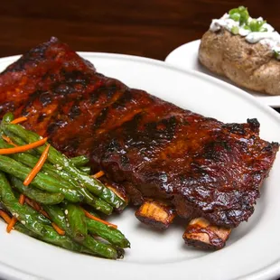 Ribs and Signature Green Beans