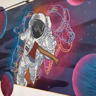 Dope mural reminded me of Coachella