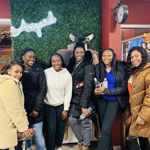 Church group for som axe throwing