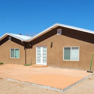 They tried to fix it by pouring a color layer over it, but its worse.