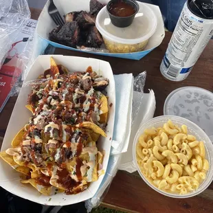 Nachos macaroni and cheese