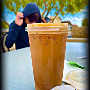Oatmilk cold brew. Still the best coffee in Madera. And better than a majority in Fresno!