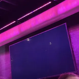 Blank screen (technical difficulties getting it up) couldn't see show.