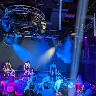 a group of people on stage