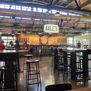 the inside of the restaurant