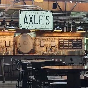 the inside of a restaurant