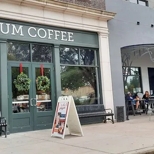 Coffee safely outside