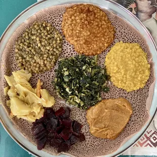 Two person vegan plate