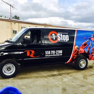 Complete van wrap