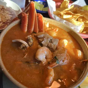 Seafood Stew-Called Mexican Soup.