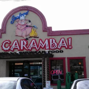 a car parked outside