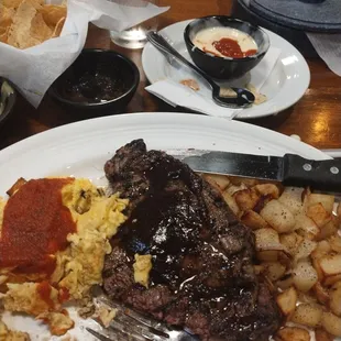 Steak cooked perfect