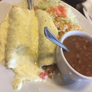 Chicken Poblano Enchiladas