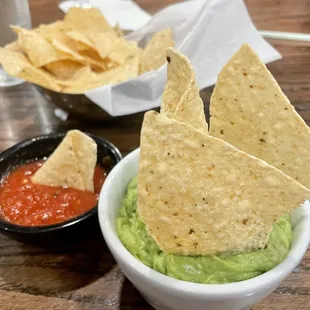 Guacamole and Salsa with Chips
