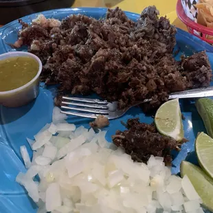 Barbacoa with all the fixings
