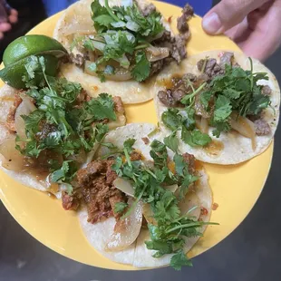 Heaven on a plate! Tacos!!