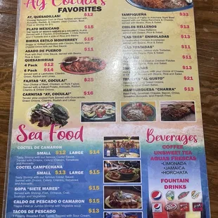 ramen and noodles, menu