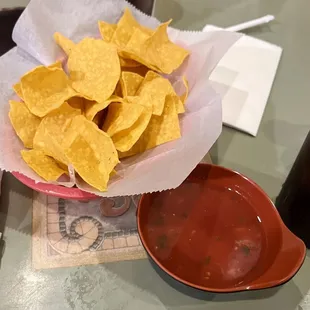 Chips and salsa.