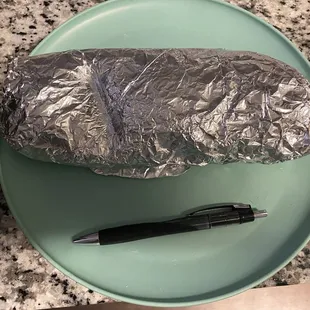 Super burrito with chicken