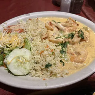 Camarones a La Crema  ($19.95)